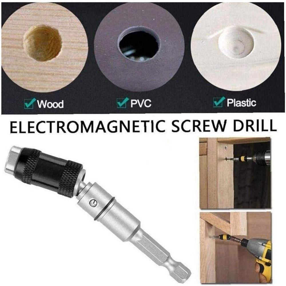 Screwdriver Drill Extensions Adapter Guide Drill Hand Tool Magnetic Pivoting Drill Bit Holder