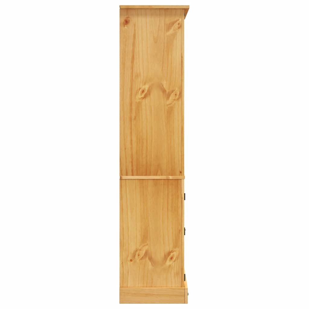 Mexican Style Buffet Cabinet Pine Wood 80 x 40 x 170 cm