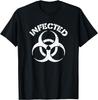Infected Biohazard Toxic Distressed Grunge Novelty Gift T-Shirt