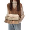 Women's Retro Loose Knit Sleeveless V-Neck Vest Sweater for Spring and Autumn 2024