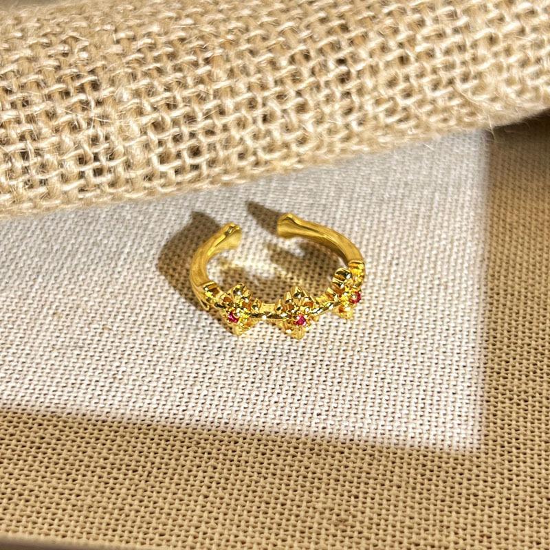 2026 Geometric Retro High-end Pearl Mix and Match Fashion Open Ring Women's Simple Temperament Niche Design Ring Tide