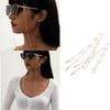 Practical Metal Eyeglass Chain For Glasses And Masks Lightweight Glasses Lanyard Adjustable Unisex Design For Daily Use