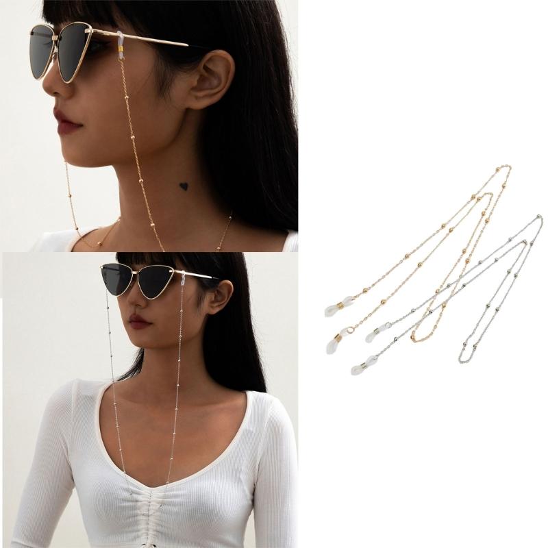 Practical Metal Eyeglass Chain For Glasses And Masks Lightweight Glasses Lanyard Adjustable Unisex Design For Daily Use