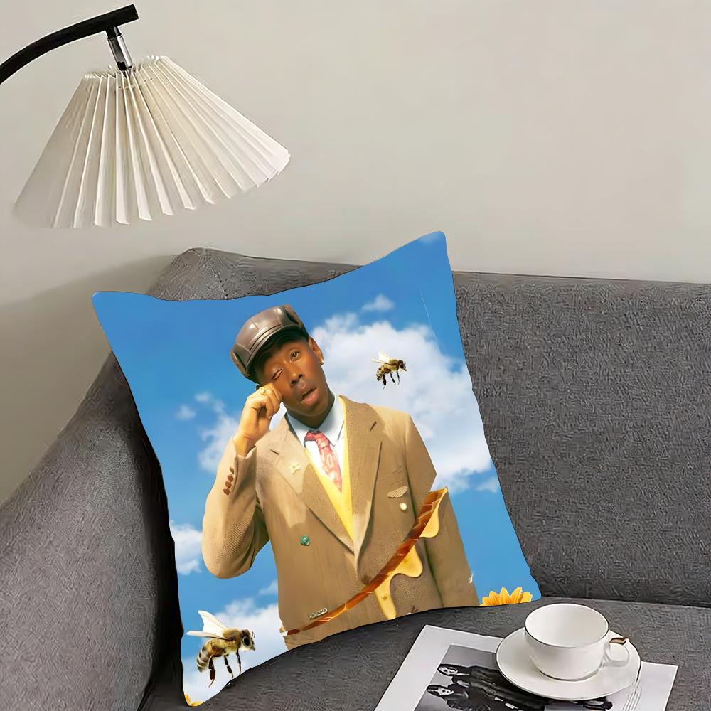 TTyler The CreatorR Singer Cushion Cover Pillowcase Ultra Soft Skin Friendly Fabric Cloud Like Comfort Concealed Zipper