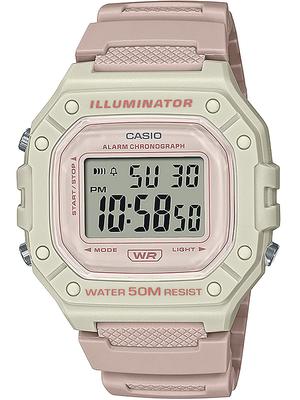 Damen-Armbanduhr W-218HC-4A2VEF, digital, Quarz, Kunststoffarmband, pink