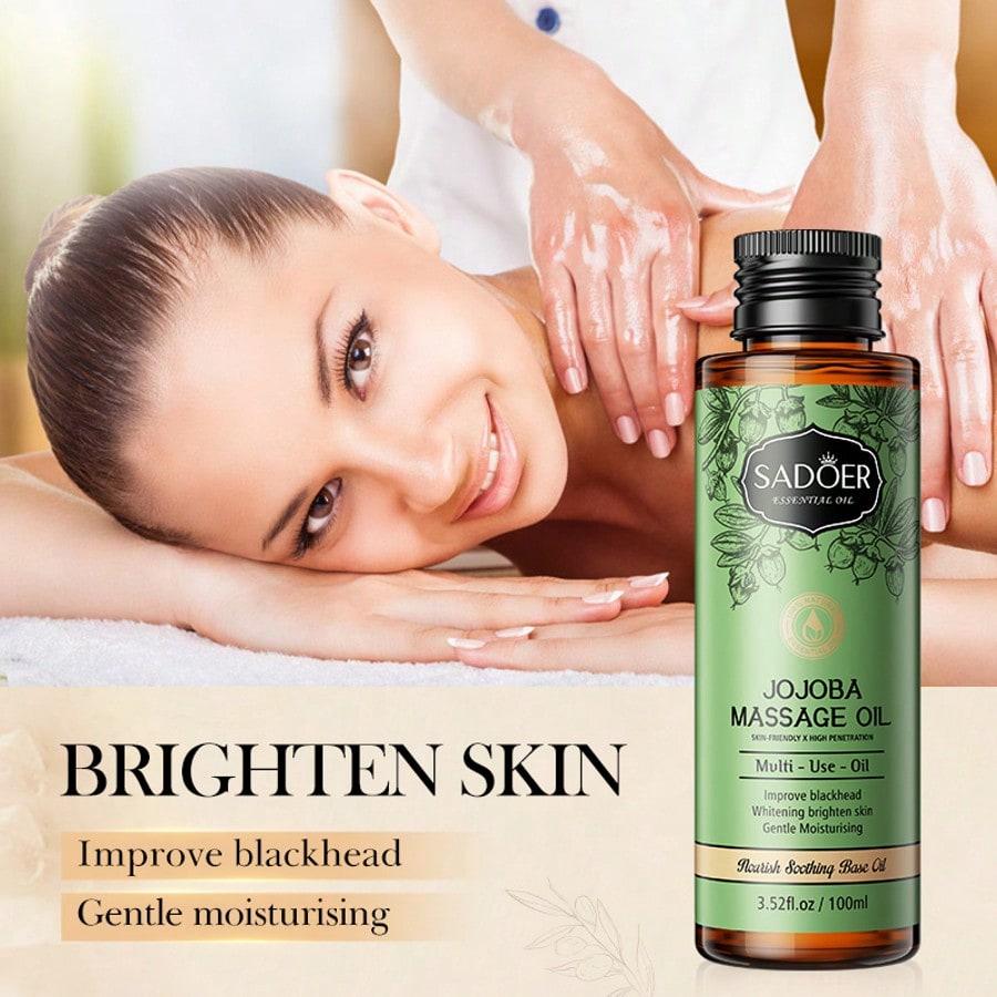 1PC Jojoba Base Massage Oil, Moisturizing And Softing The Skin And Body,Repair Skin Barrier,Reduce W