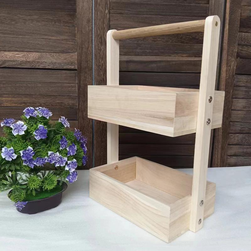 

2-х уровневый органайзер для ванной комнаты, напольная стойка для душа с ручкой, кухонные полки для хранения, корзины для хранения фруктов и овощей