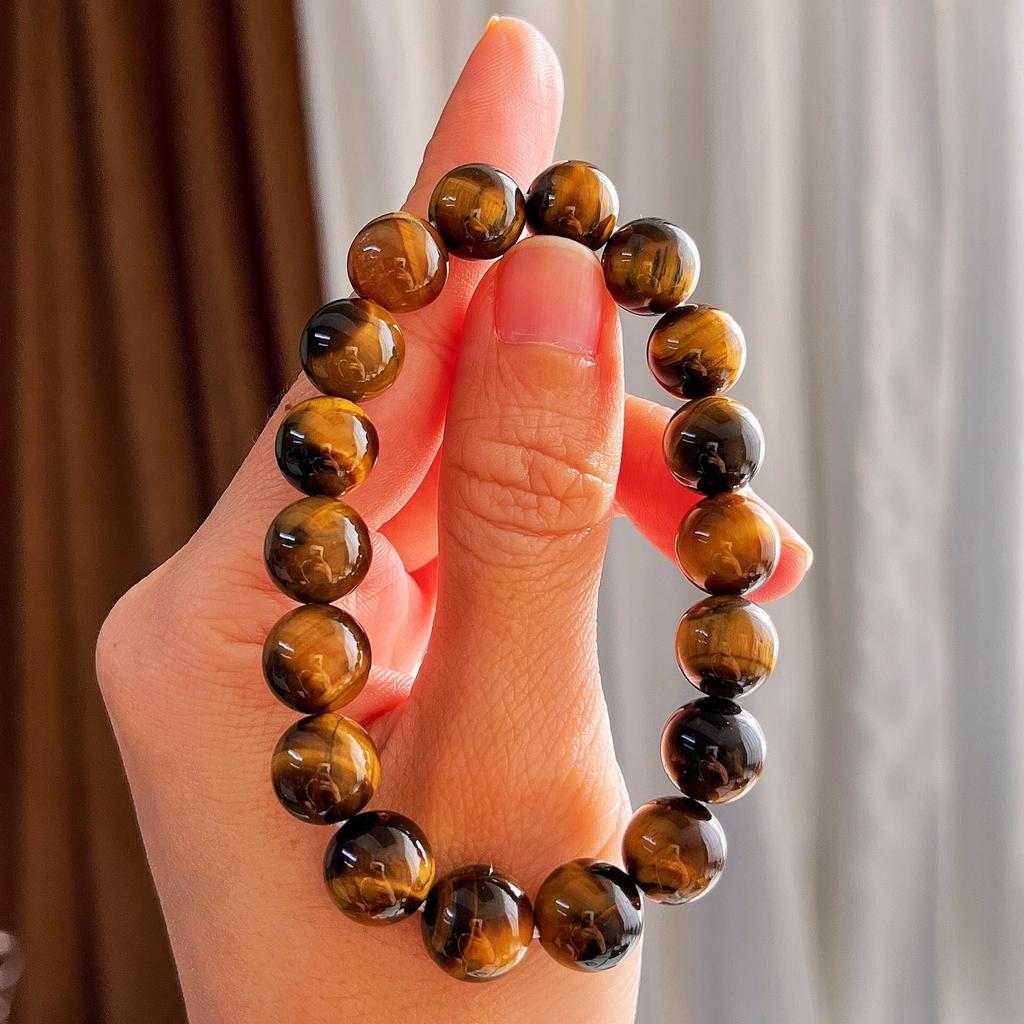 Maillard Wind Autumn And Winter Boutique Natural Tiger'S Eye Stone Bracelet Bracelet