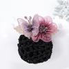 Butterfly Flower Hair Bun Net Korean Style Hair Bun Holder Work Hair Accessory  Hotel Staff Uniform