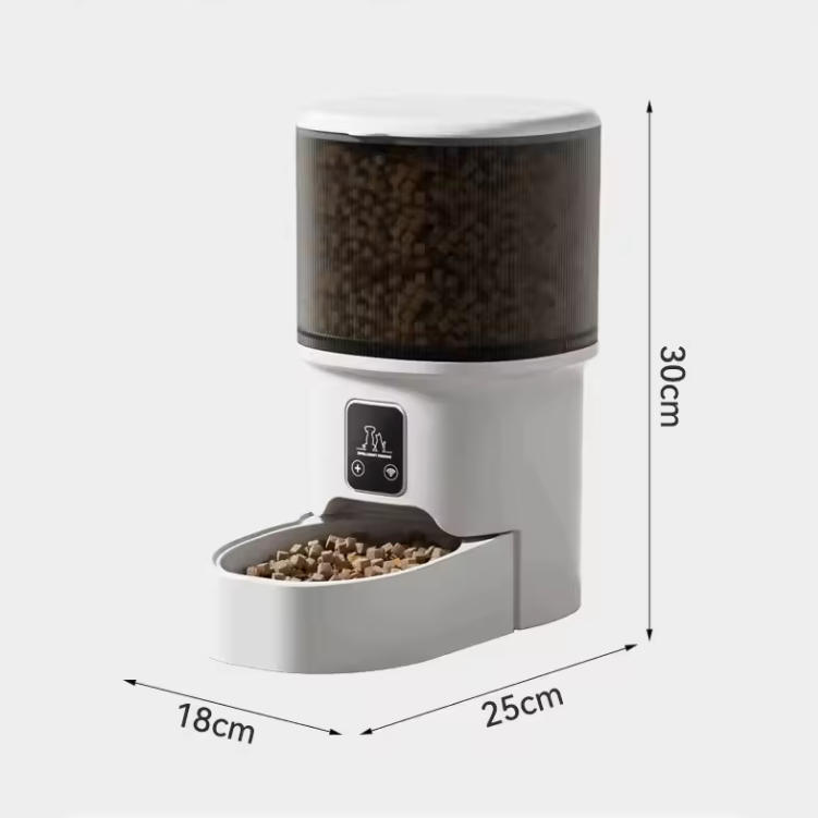 Smart Automatic Pet Feeder 4L with Mobile Phone Timing Quantitative Remote Feeding for Cats & Dogs APP