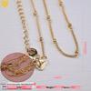 Copper-Plated 24K Gold Necklace with O-ring, Cuban, Beaded, Cross Chains & Vacuum Electroplated Jewelry Accessories