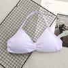 and American Hanging Neck Thin Drawstring DFY Sports Underwear Beauty Back Women Can Be Worn outside Comfortable Large Backless Breathable Fitness Bra