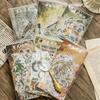 60-Piece Vintage Botanical Sticker Pack, Retro Plant Designs for Handmade Decoration & Journaling