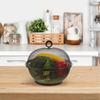 Iron Vegetables Fruit Holder Fine Mesh Vegetable Cover Kitchen Drain Basket  Household