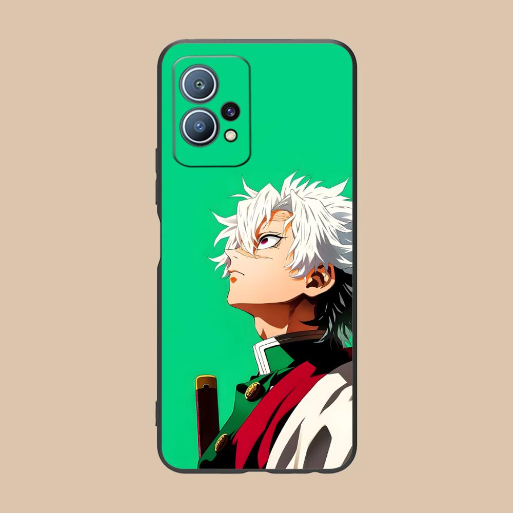 Demon Slayer Sanemi Phone Case for Huawei P60 P50 P40 P30 P20 P10 P9 P8 Pro Lite Plus Colour Printing Protective Pretty Luxury