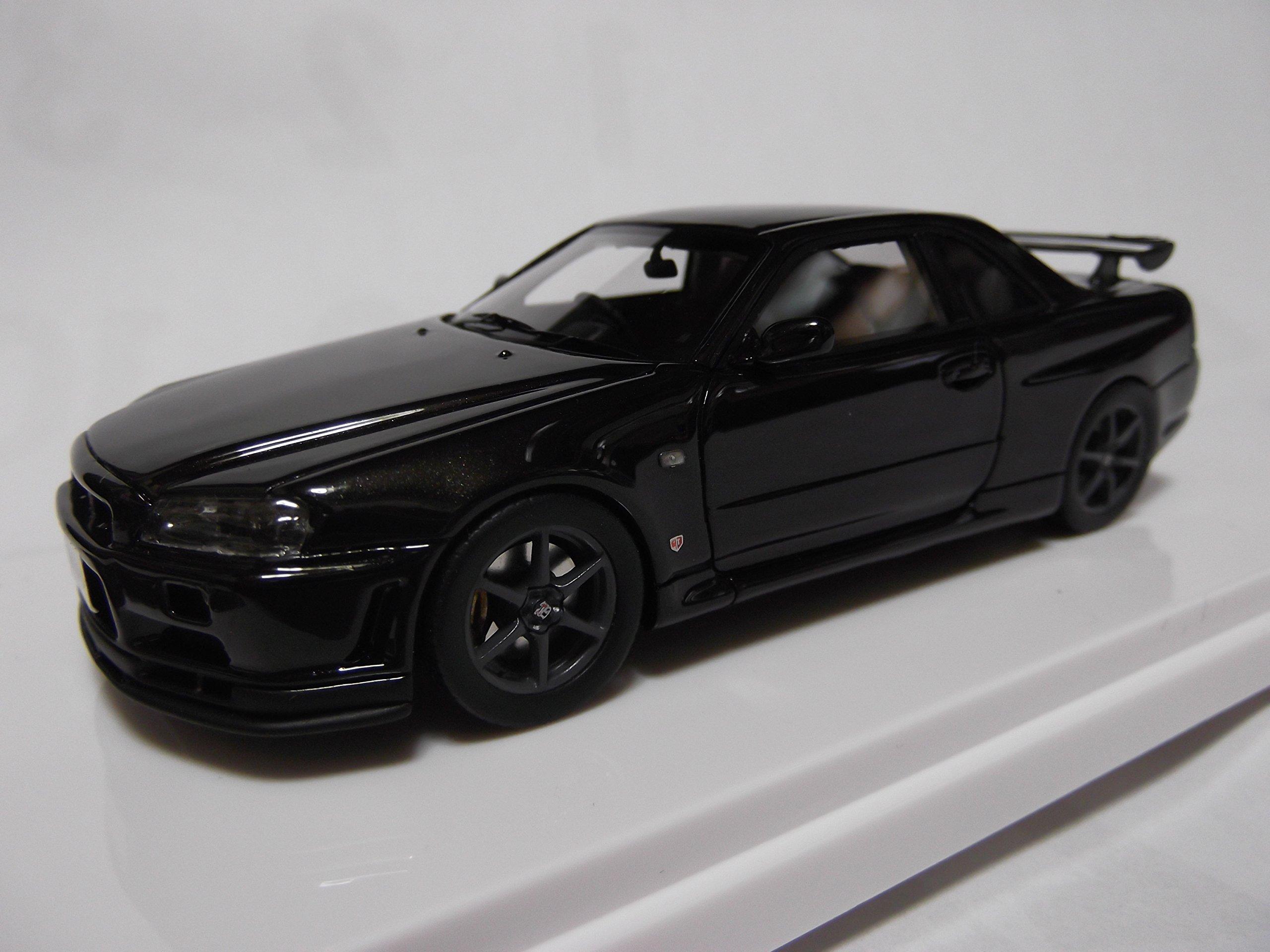 

SKYLINE V spec R34 Black Pearl Готовый продукт WIT S 1/43 GT-R чёрный