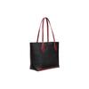 COACH Kia Pebbled Leather Tote Bag, Shopping Bag, Handbag, Shoulder Bag Large Women's Black CE734-B4M2