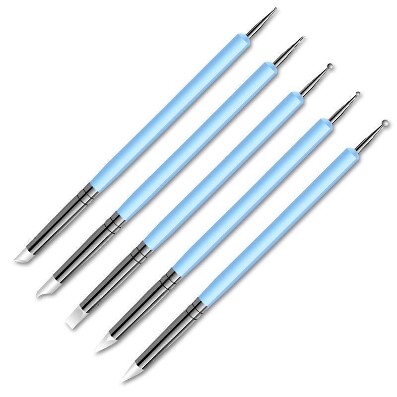10-Piece Silicone-Tip Ceramics and Clay Sculpture Tool Set