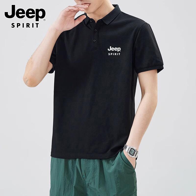 JEEP SPIRIT Men s Ice Silk Polo T-Shirt 3XL