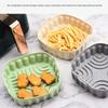 Square Air Fryer Silicone Tray Non-stick Air Fryer Mat Gifts Oven Trays