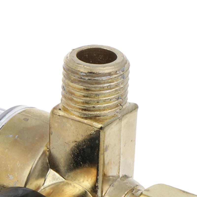 Gas Regulator Gauge 1/4PT Thread Argon/CO2 Mig Tig- Meter Welding Accessory for Welding Machine Durable