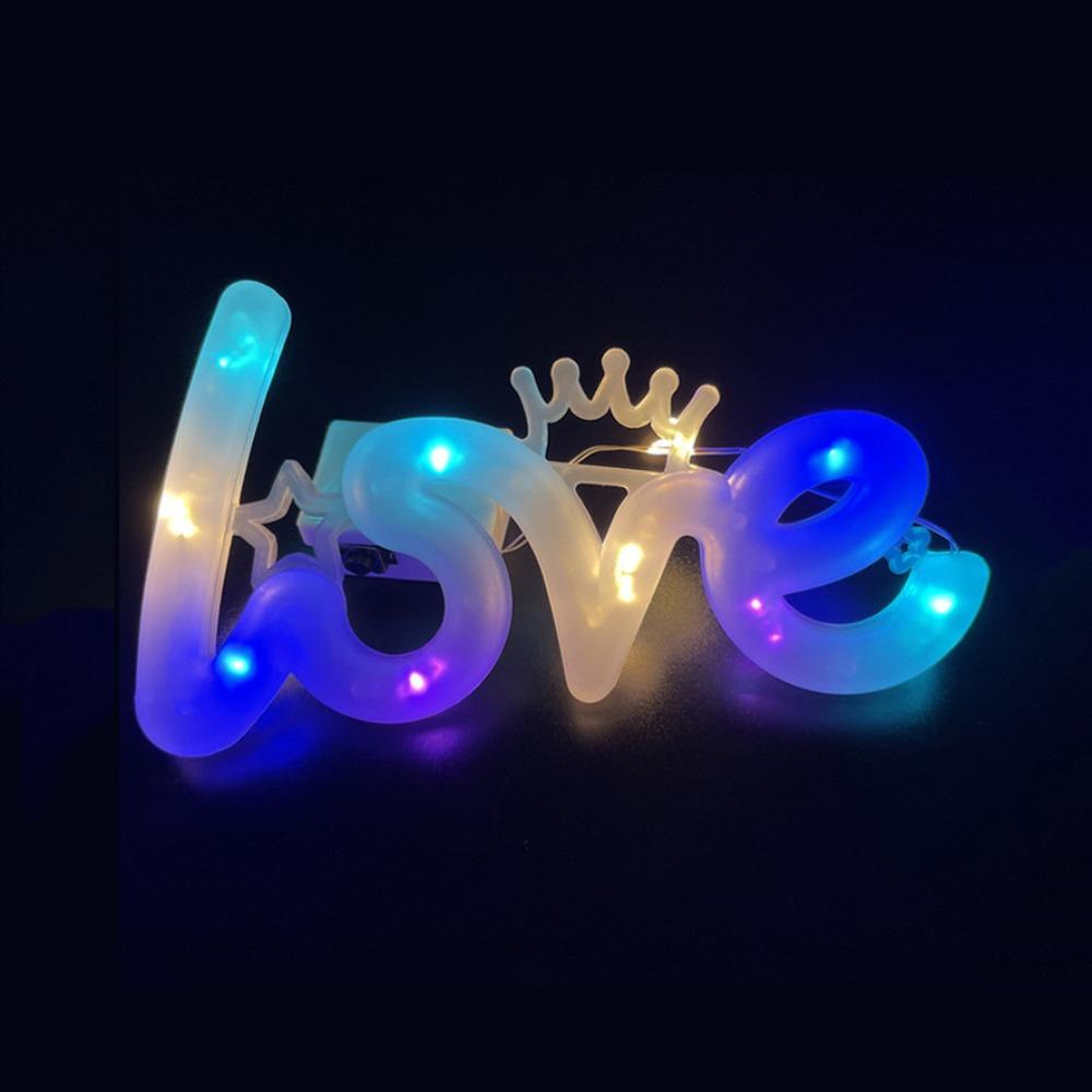 

Artistic Font Love LED Light Colorful Cake Decoration Light Bouquet Love-Colorful light