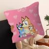 Süß-B-B-Blueys-S Cartoon Kissen Kissenbezug Kissenhülle Wohnzimmer Sofa Heimdekoration Personalisiert