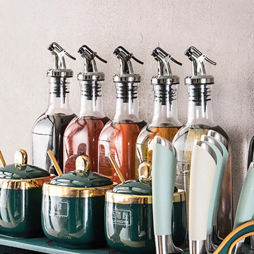 Oil Vinegar Bottle Stopper Leak-proof Oil and Vinegar Dispenser Pour Spouts Multifunctional Suitable for Most Bottles