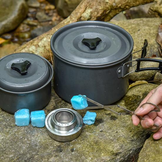 

Щипцы для угля, портативные серебряные складные щипцы для спиртовых дров для пеших прогулок