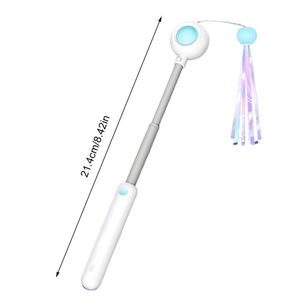 

Toys For Indoor Cats Cat Teaser Wand Telescopic Stick Pet Interactive Toy For Boredom Home Play Apartment Hunting Trip Indoor синій