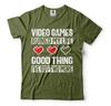 Video Game T-shirt Gaming Console PC Gamer Funny Shirt Birthday Gift Tee