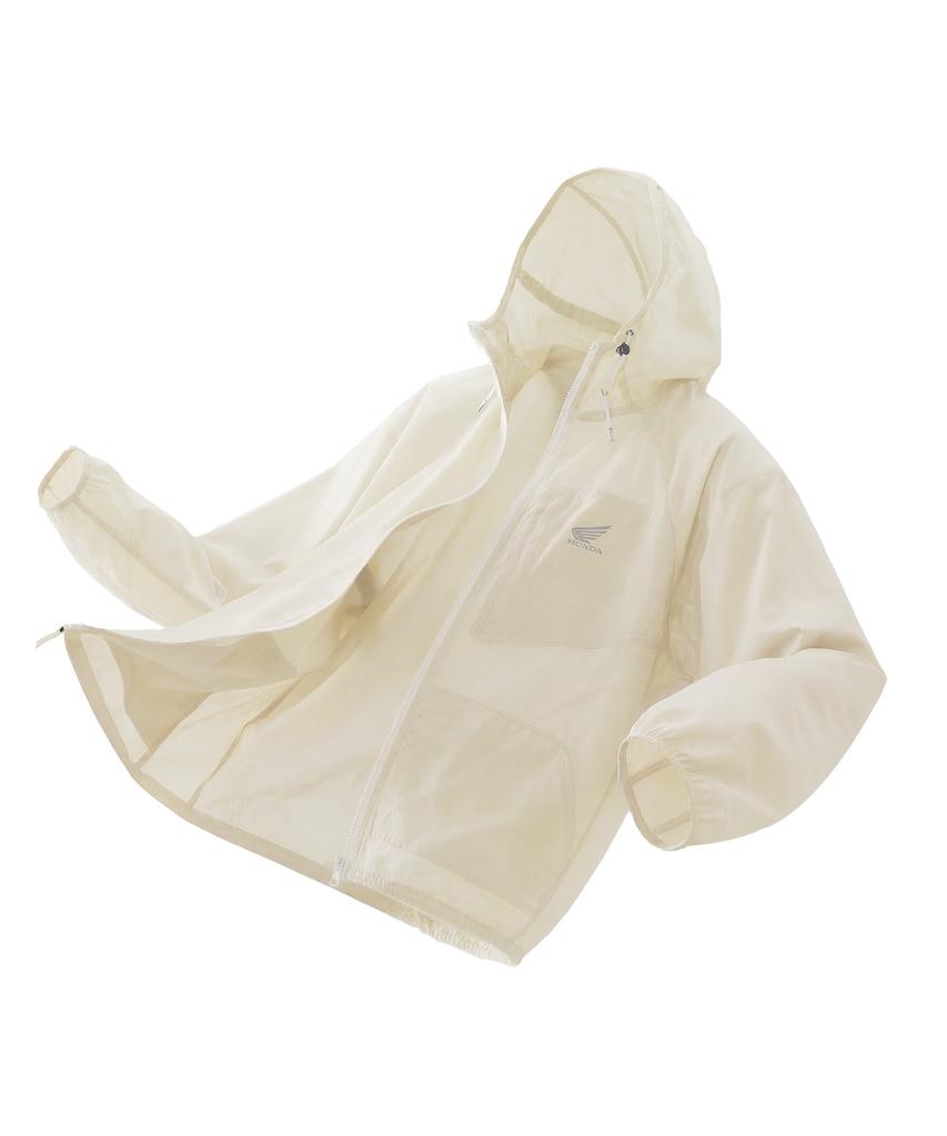 Phyps Motorcycle H-Tech Packable Windbreaker_Solid Ver Ivory