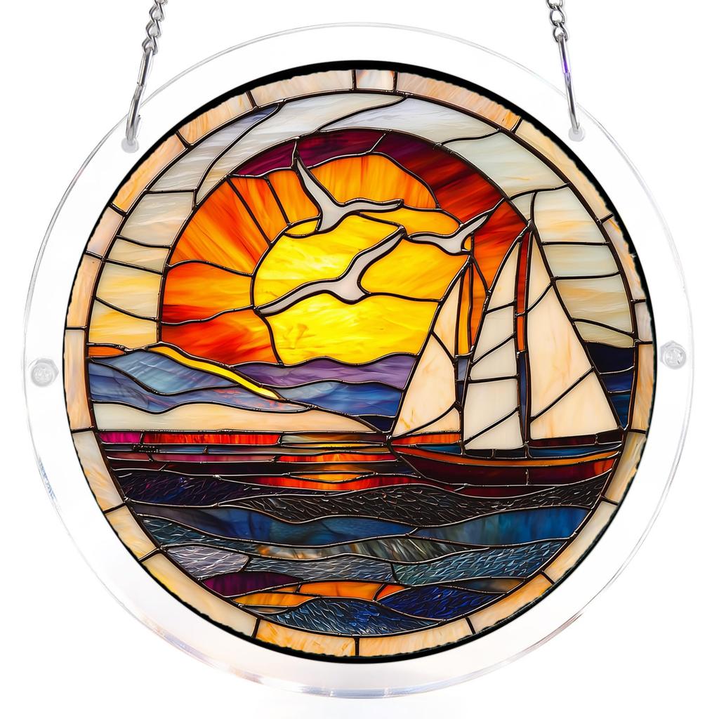 Acrylic Puzzle Toy Suncatcher Window Hanging