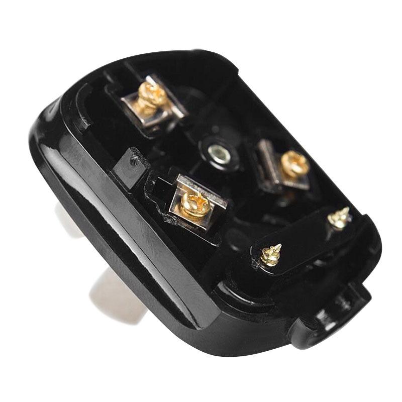 Black Australia Standard 16A/10A 250V AU CN 3Pin Power Plug Detachable Assembly Extension Cord Connection Plug Male 2/5/10/20pcs