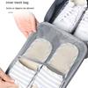Breathable Mesh Shoes Storage Bag Double Layer Shoes Packaging Pouch  For Business Trip