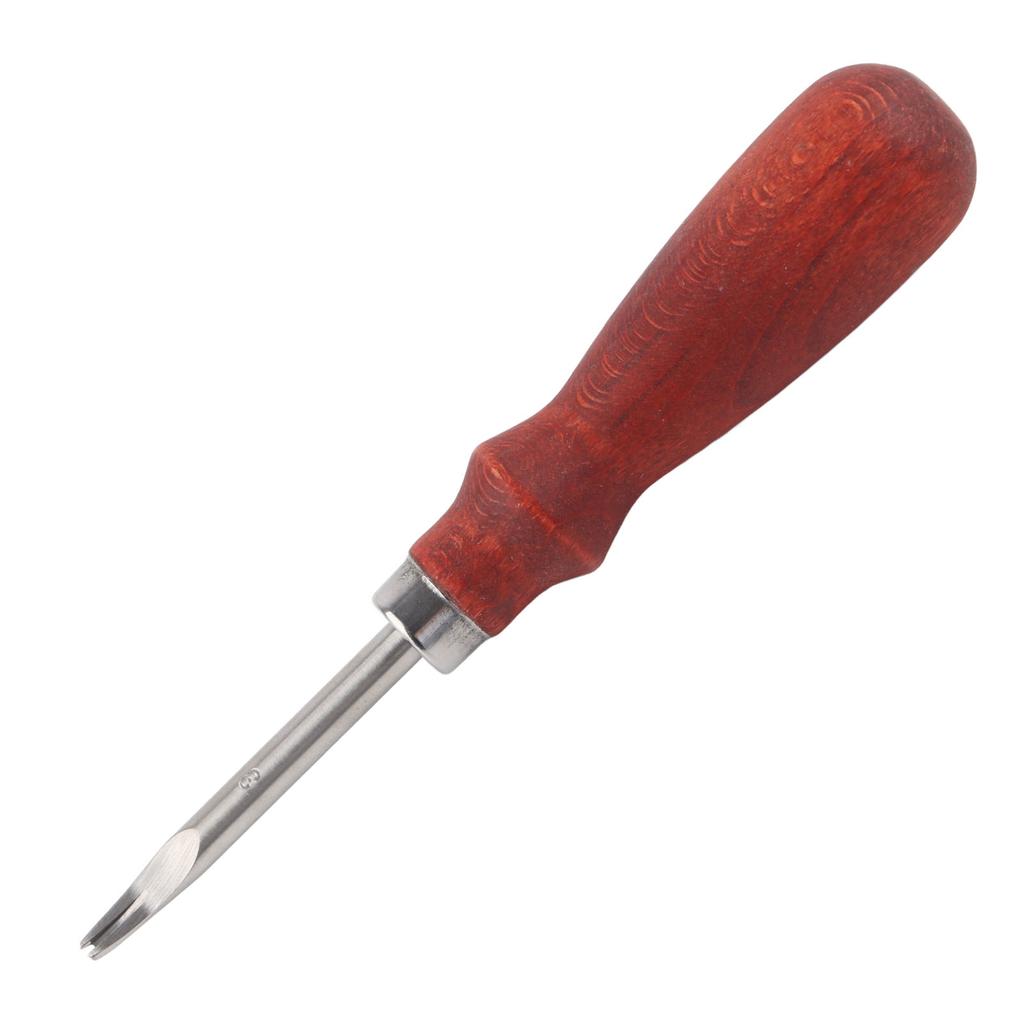Kožený hranovač 5,5 palce Nůž na zkosení kožených hran Ořezávač Ručně vyrobený DIY Nástroj pro kožené řemeslo 1,2 mm