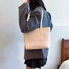 Large Capacity Commuting Casual Ladies Fashionable Retro New Soft Face Solid Color One Shoulder Armpit Tote Women's Bag