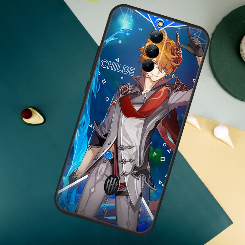 

Genshin Impact Tartaglia For ZTE Nubia Red Magic 10 Air 8 9 8S 9S 10S Pro Plus 7 6S 7S Pro Red Magic 11 Pro Plus Case Red Magic 7S Pro