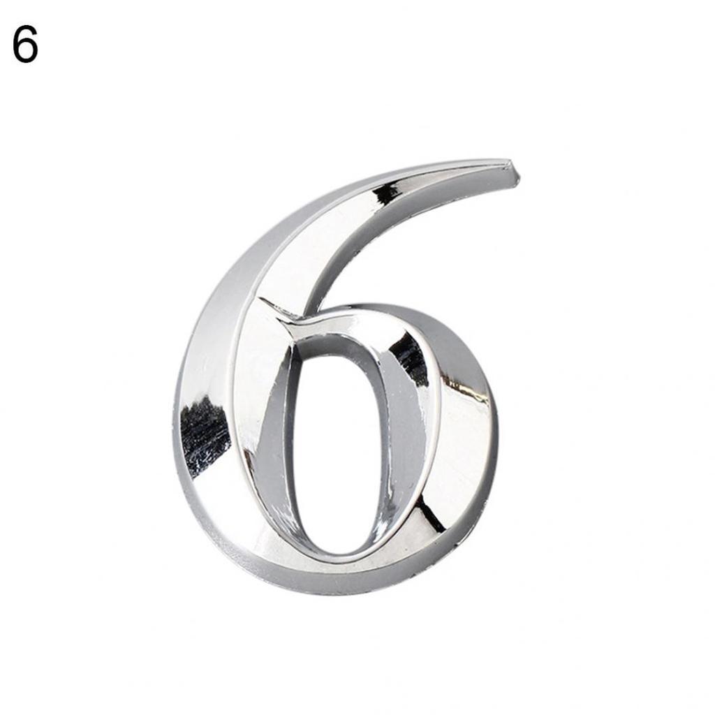 Plated House Door Plaque Address Number Digit Figure Plate Sign Office Address Hotel Home Decor