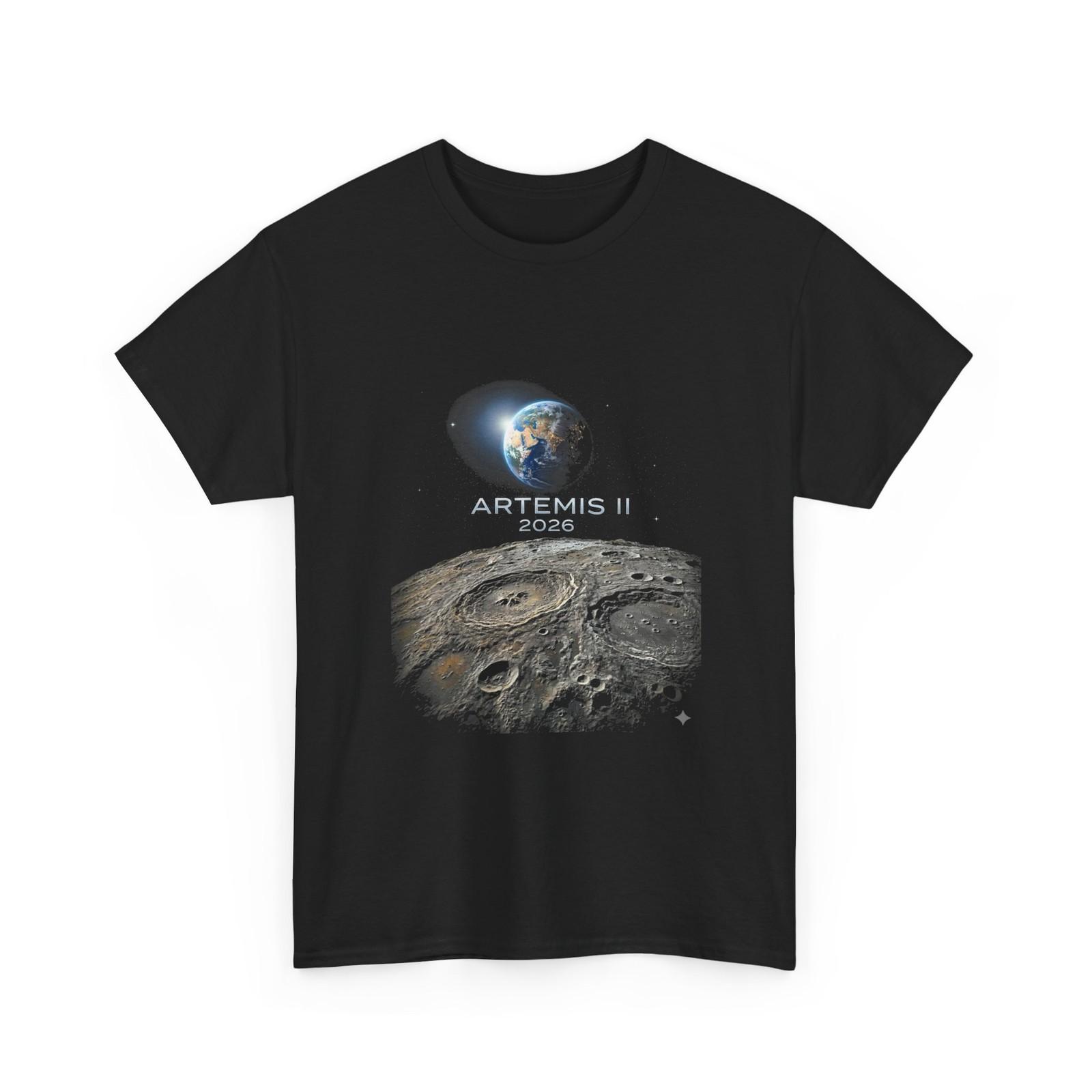 Artemis 2026 Shirt, American Rocket Launch to The Moon Shirt S