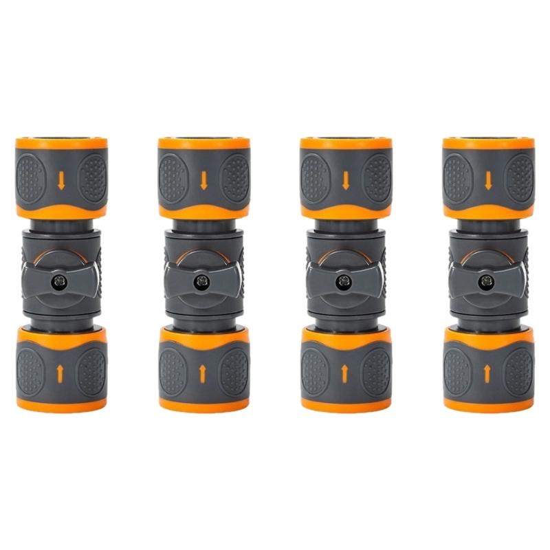 Schwerer Typ ABS-Kunststoff Doppel-Schnellverschluss-Schlauchkupplungen Auslaufsicher Für Außen- und Innenbereich