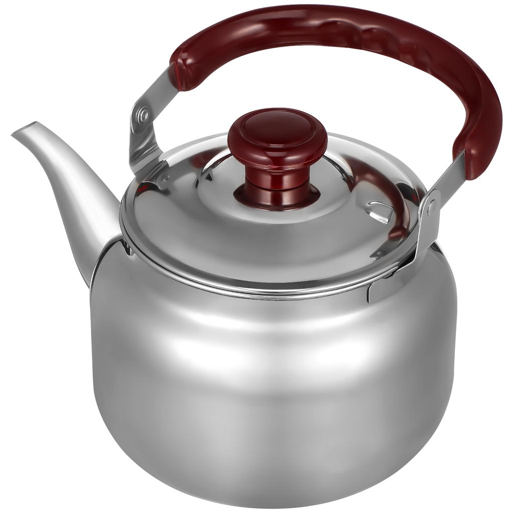 Household Stainless Steel Tea Kettle 750Ml Whistling Portable Kettle Thickened Water Heating for Stove Tea Pot