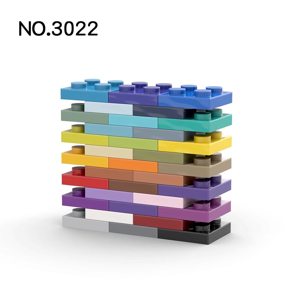 20Pcs MOC Parts 3022 94148 Plate 2 X 2 Compatible Bricks DIY Assmble Building Blocks Particle Kid Puzzle Brain Toy Birthday Gif