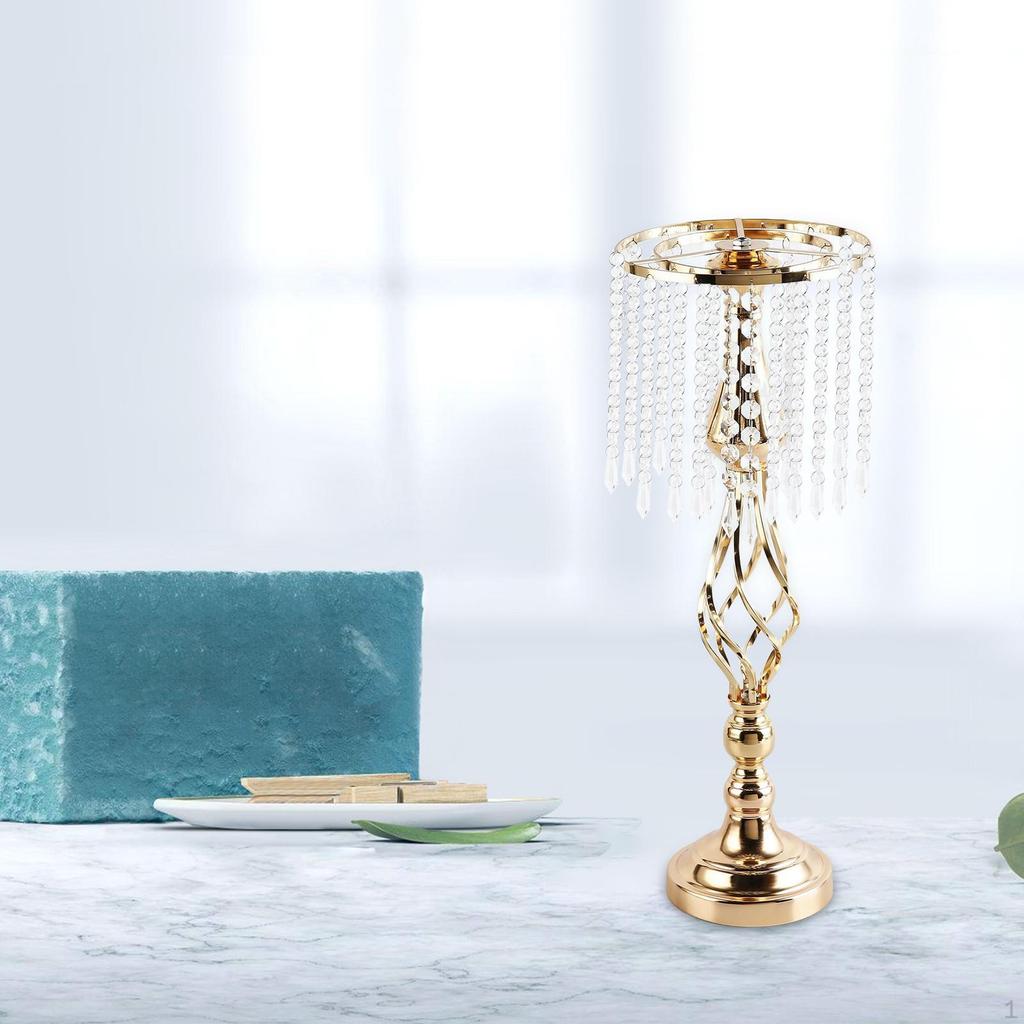 Halter Kerzenständer Tafelaufsatz Figur Metall Säulenkerze Blumenvase Ständer für Jubiläumsfeier