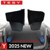 For Tesla New Model Y 2025 Launch Juniper Rear Trunck Side Storage Box with Flocking or TPE Lids Covers and Drawstring