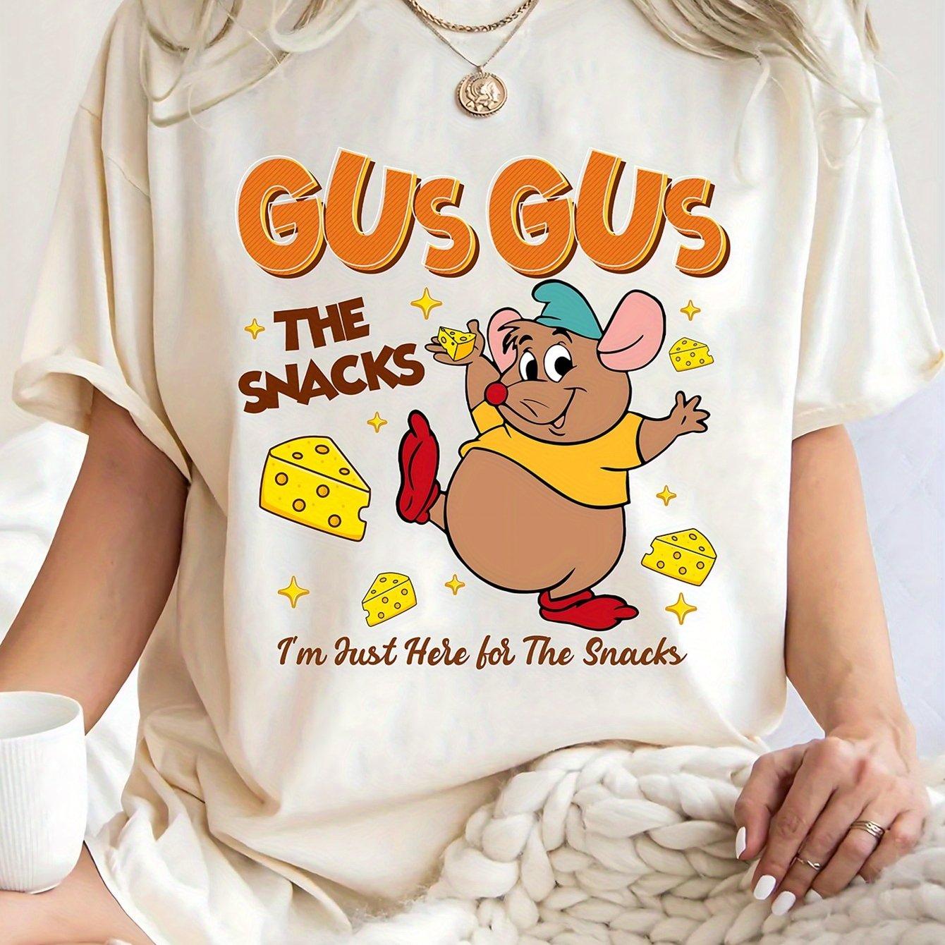 Fun Womens Short Sleeve Tshirt Pure Cotton Tshirt Four Seasons New Style Unisex Casual Fashion Streetwear S