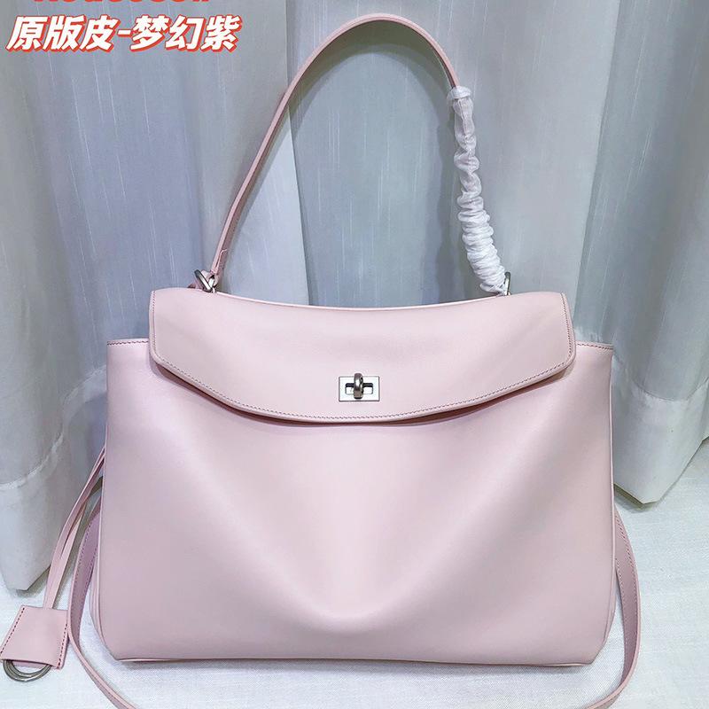 New B-home Rodeobag Leather High-end Handbag Buckle Commuting Armpit Bag Women's Bag