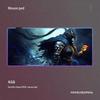 D-Dark SoulsES Mouse Pad RGB Gaming Mouse Pad Desk Mat HD Gamer Large LED Light XXL MousePads