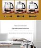 Korean Style Automatic Glass Kettle: Black & Flower Tea Maker, Multi-functional, Household.