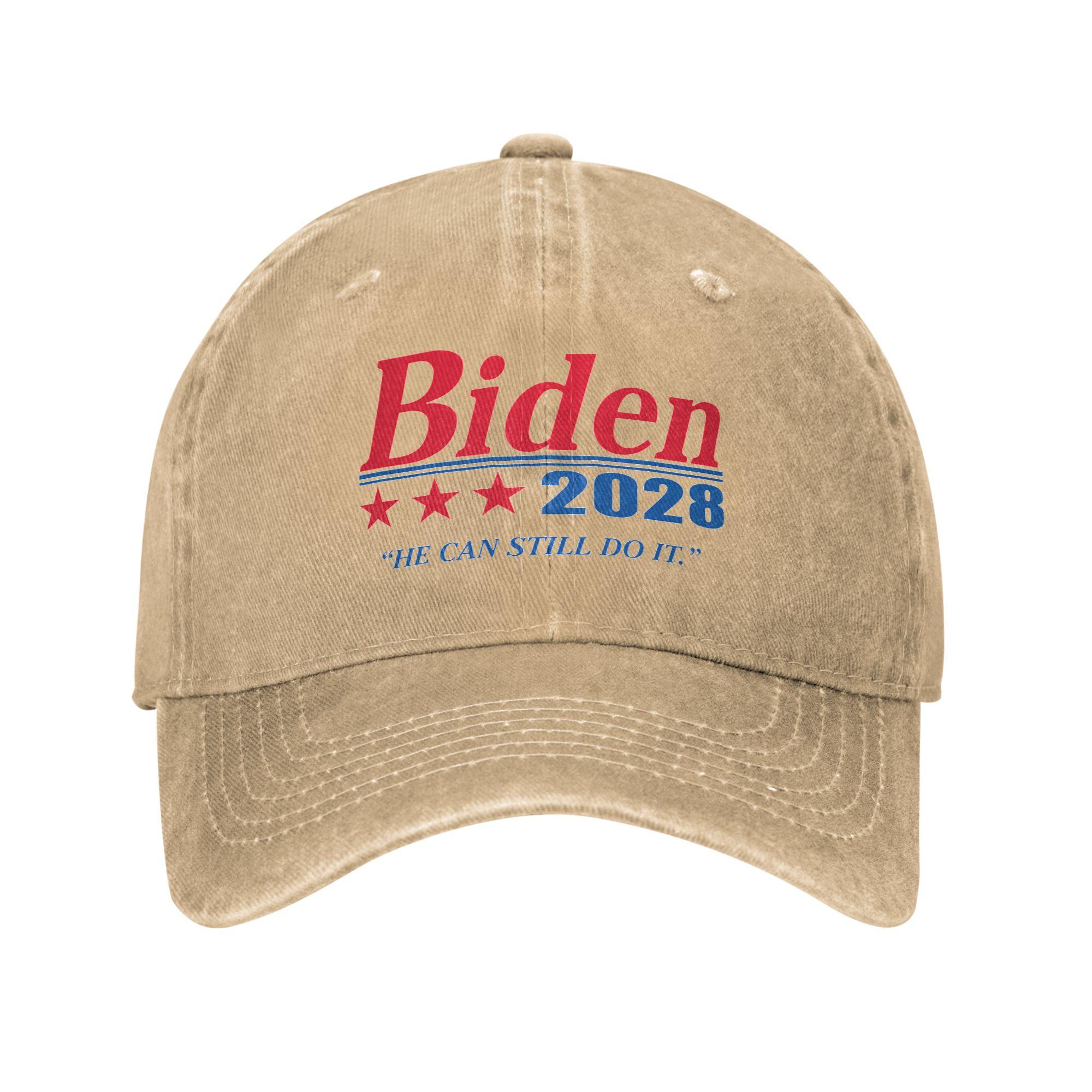 

Biden 2028 Denim Cap Casual Baseball Caps Adjustable Hat Summer Unisex Baseball Hats One Size